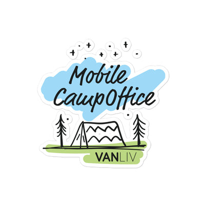"Mobile Camp Office" Sticker